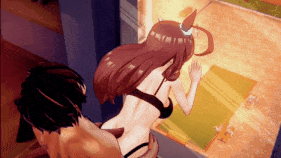 新作-[Umamusume]- Rice Shower and Mihono Bourbon~ 🐎💜💙-第3张图片-萌站