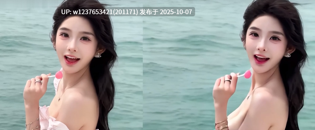 网红美女AI脱衣系列：巴旦木公主【1V+1.07G】-第2张图片-萌站