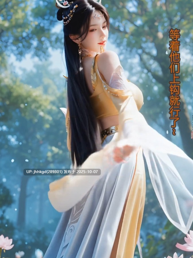 [AI看片系列]诛仙 金瓶儿的野外修行，剧情向，脸部有点小瑕疵  （dizhxian/小粉毛）-第5张图片-萌站