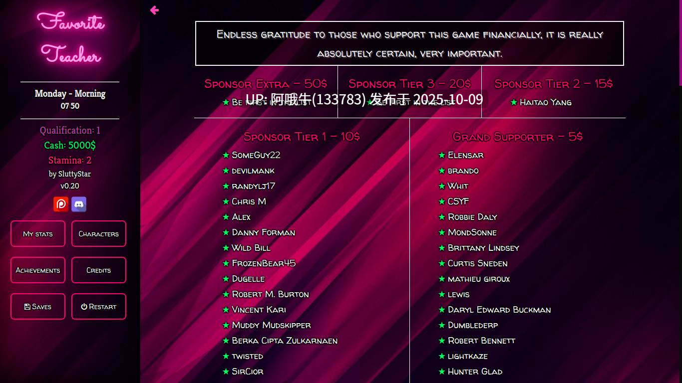 【真人/html浏览器/机翻/互动】最喜欢的老师 Favorite Teacher [v1.60] [Slutty Star]【4.63G】【序号4045】-第2张图片-萌站