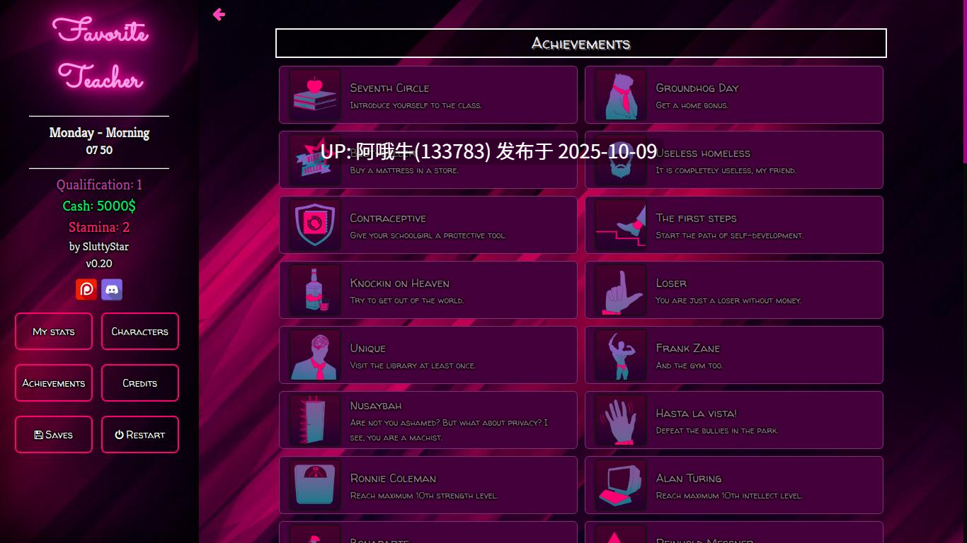 【真人/html浏览器/机翻/互动】最喜欢的老师 Favorite Teacher [v1.60] [Slutty Star]【4.63G】【序号4045】-第3张图片-萌站