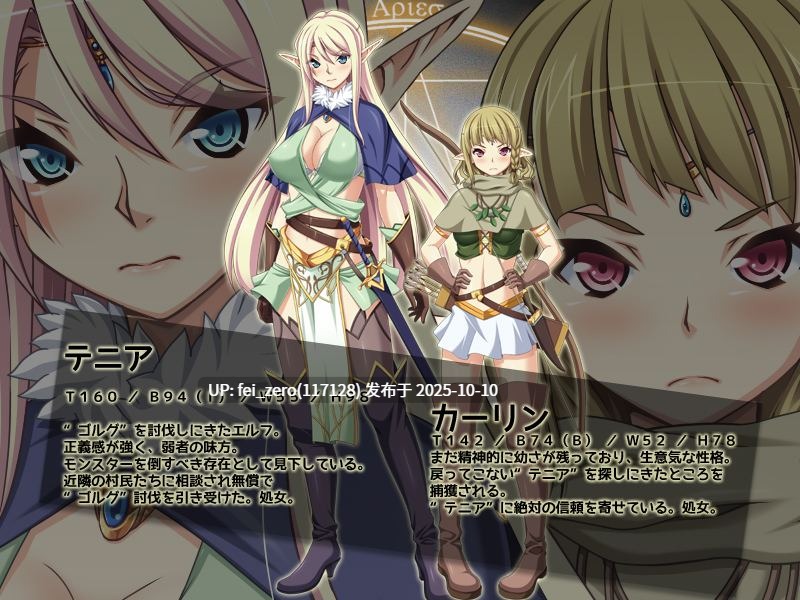 【PC/ADV/汉化】淫獄の巨乳エルフ～体も心も快楽に染めつくせ！～-第3张图片-萌站