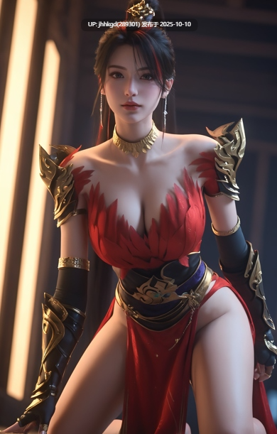 【图包】墨迹 神国之上-赵襄儿221p   襄儿穿衣服比脱光好看，这服装还是太权威了~（荤素）-第3张图片-萌站