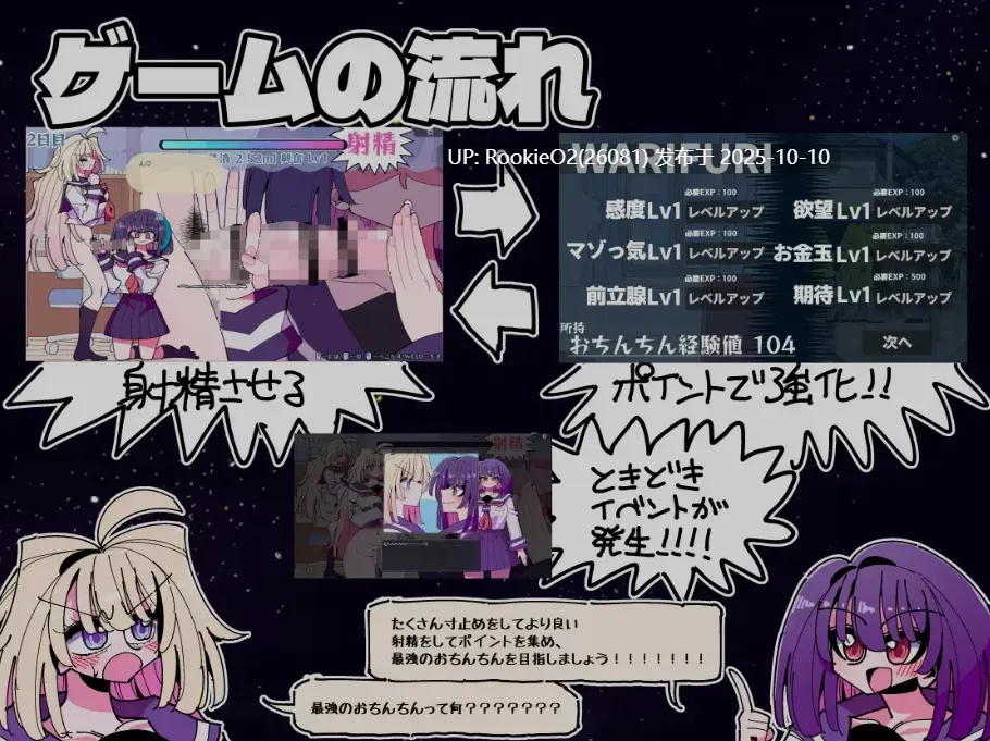 [互动SLG/全动态] 雫与诗织外传-来吧！futa小鸡鸡撸爆炸大挑战！ DL版 [280M/新作/CV]-第10张图片-萌站