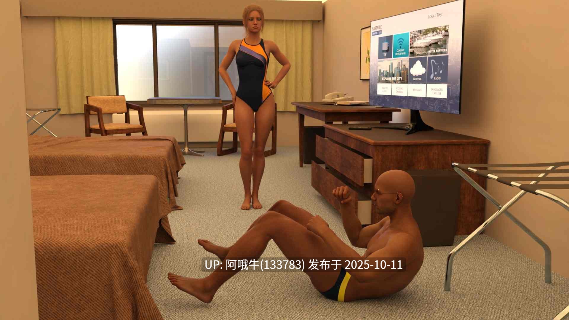 【熟女/浪漫支配/幻想/SLG/机翻/PC】酒店，来自瑞典的欲望 Pervs’s Hotel, Lust from Sweden [v0.312] [Lewd Raccoon Games]【668M】【序号4090】-第3张图片-萌站