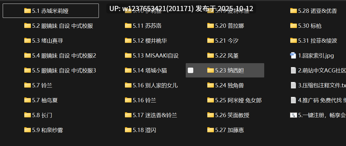 极品画师【NFFA】2025年5月图集整合包【1.68G】