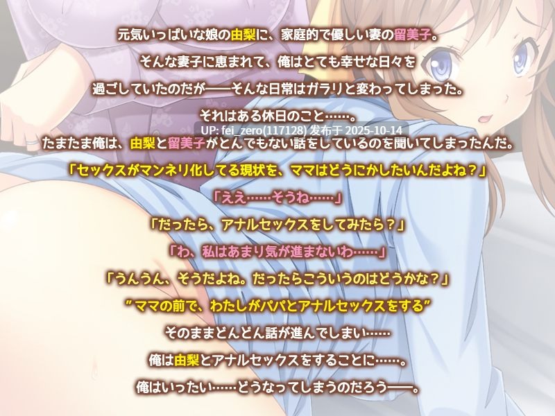 【PC/ADV/汉化】愛娘のお尻はパパ専用～妻の前で、こんな事をするなんて…～-第3张图片-萌站
