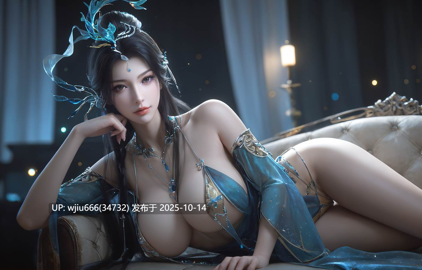 AI图包  墨迹-云望舒4K