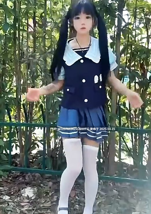 抖音极品超美少萝【呆呆/呓宝宝】穿着各种JK制服+过膝白丝【9v4p 450m】-第6张图片-萌站