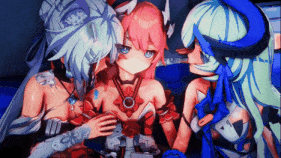 【2K/无修/无水印】新作-16.[时间停止]❤️萝莎莉娅x莉莉娅💙 蓝莓草莓姐妹盖饭~ Timestop Rozaliya x Liliya Honkai Impact 3rd原画内容同普清一样 2K 版 介意勿买-第10张图片-萌站