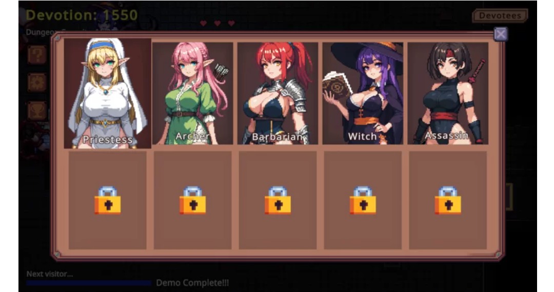 【SLG/官中步兵/动态/PC】地牢奉献 Dungeon Devotion v1.2c