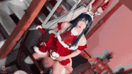 【真人 AV】4443.Hinata Hyuga服装圣诞版。Cosplay[舟合4443]-第2张图片-萌站