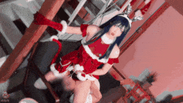 【真人 AV】4443.Hinata Hyuga服装圣诞版。Cosplay[舟合4443]-第5张图片-萌站