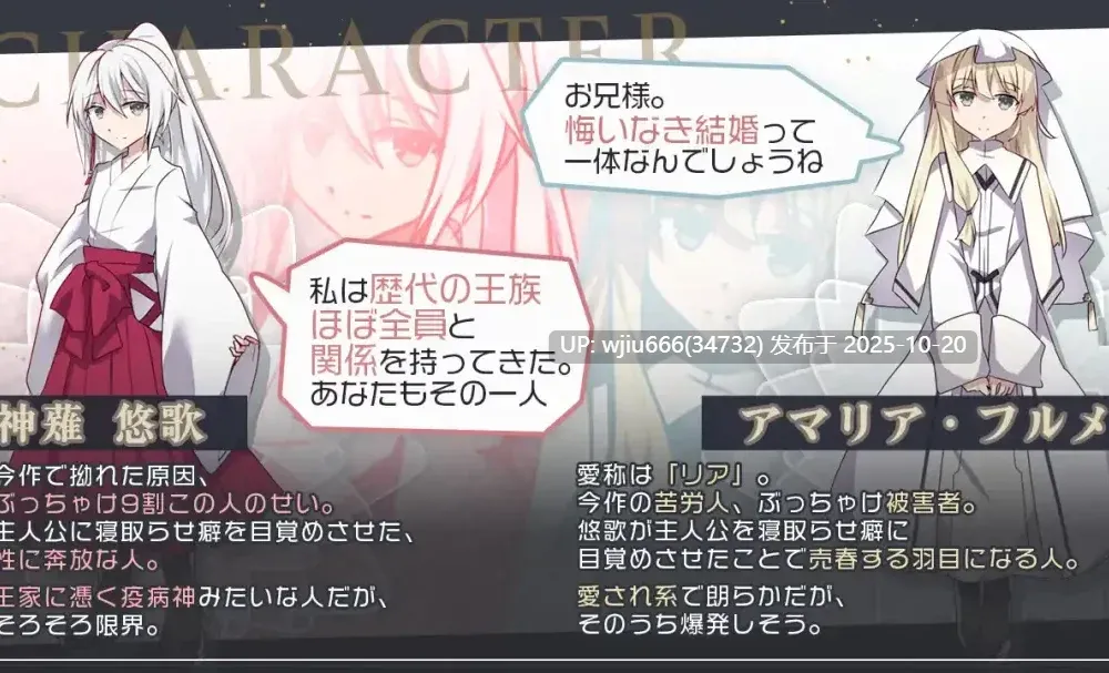 【RPG/AI汉化】 双巫婚礼～二人の花嫁～【度盘/932MB】