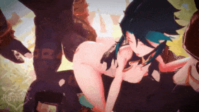 新作-Hard sex between Xiao and two Mitachurls !-第13张图片-萌站
