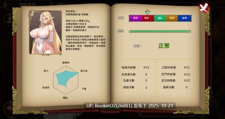 【正式版！！！】[调教SLG/中文/全动态/步兵] 堕落精灵·芙蕾雅 Fallen Elf Freya Steam官方中文步兵版 [0.98G/新作/全CV]-第12张图片-萌站