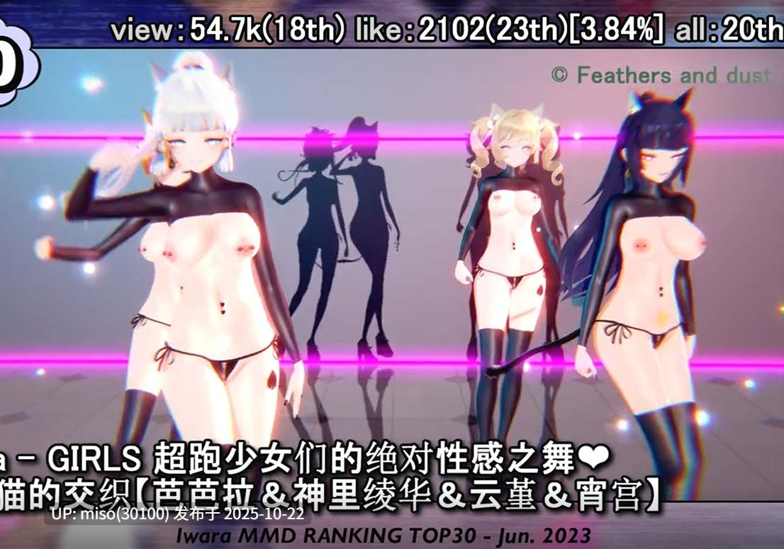 1.Iwara - 【Iwara MMDランキング - 2023年6月号】【Iwara.tv MikuMikuDance Ranking - Jun 2023】 -第4张图片-萌站