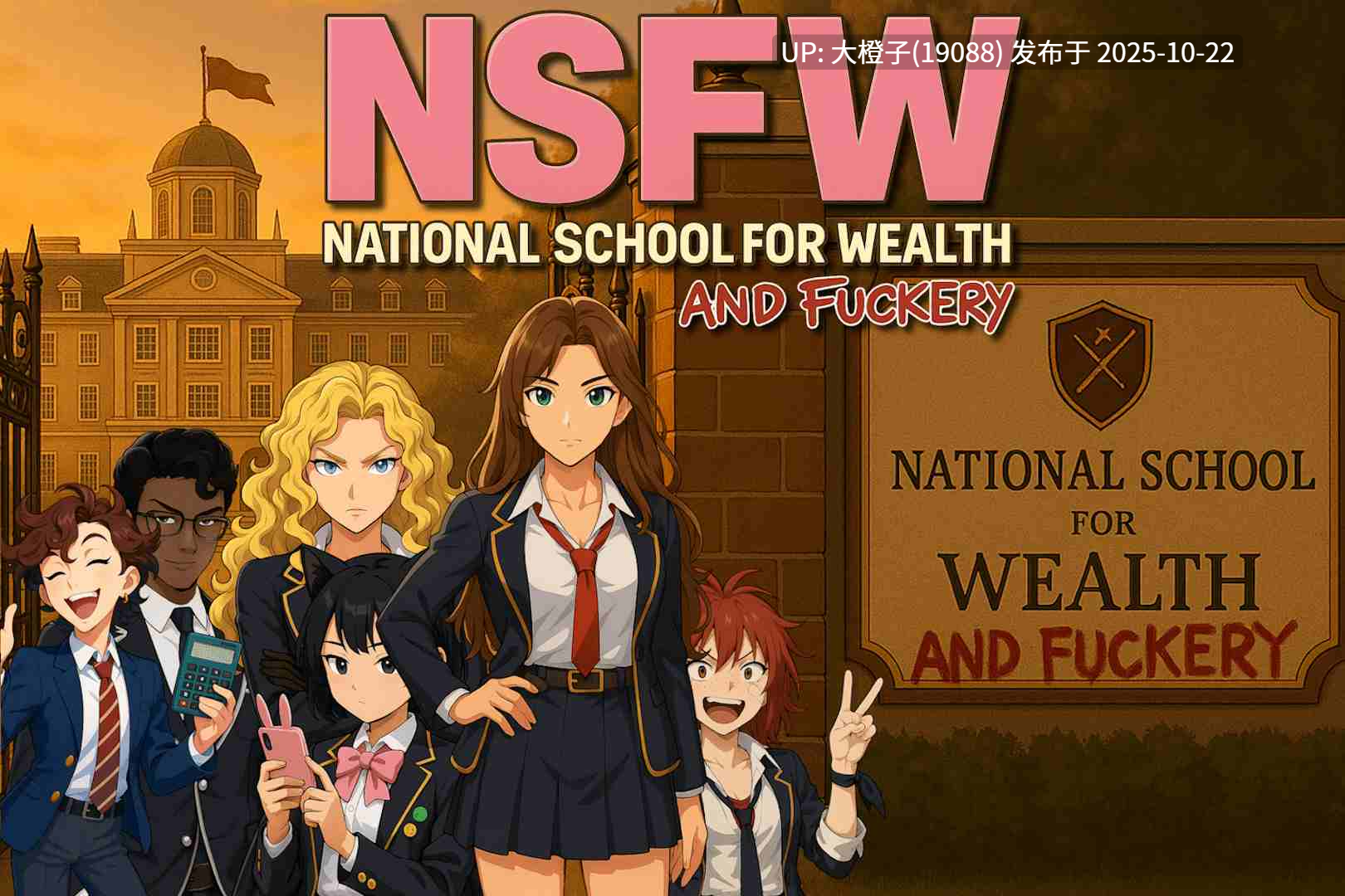 [SLG汉化PC步兵] 国家财富与胡闹学校 NSFW National School for Wealth and Fuckery v0.5.4.3 [1.65G]-第7张图片-萌站