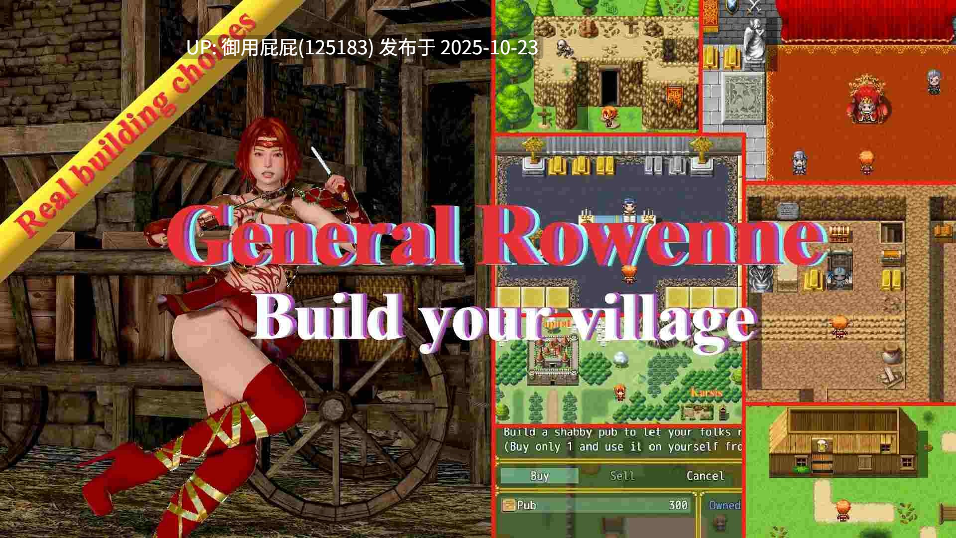 [古典RPG大作/动态/更新] 罗温娜将军 General Rowenne v1.0 AI汉化版 [4.60G]