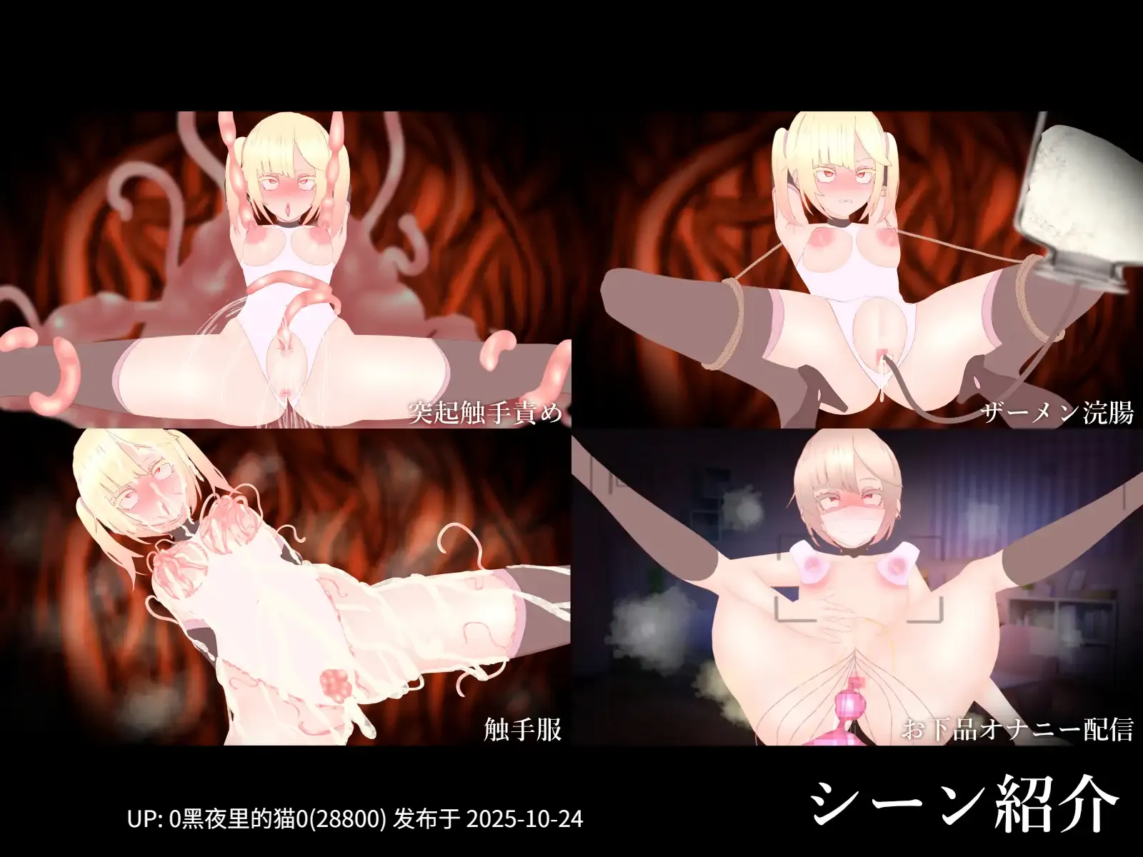 【PC/SLG/ 淫叫/异种X/触手/阿黑颜/魔法少女】性獣が飛来しました