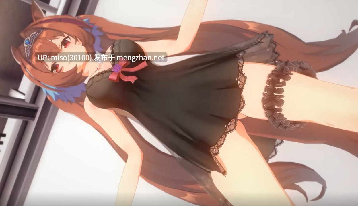 11.Iwara - ウマ娘 ダイワスカーレットxカレンチャン_Umamusume Curren Chan Daiwa Scarlet_赛马娘 大和赤骥x真机伶 -第2张图片-萌站