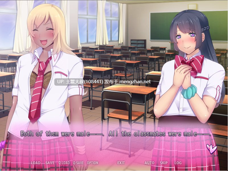 【2D日式SLG 伪娘 生肉】女装辣妹贱人学院 Cross-dressing Gyaru Bitch Academy [v1.0]-第3张图片-萌站