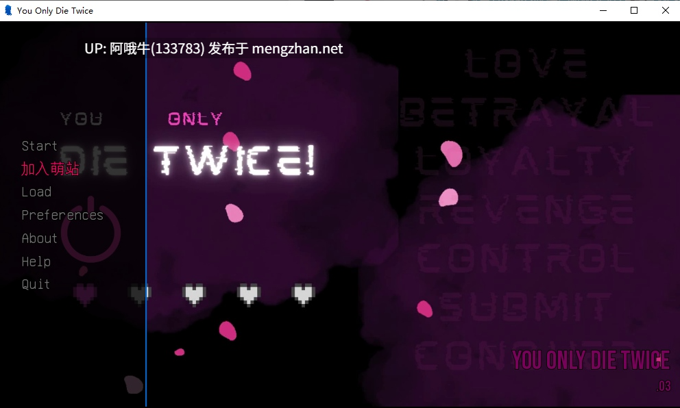 【欧美/SLG/PC机翻/萌站内植】你只死两次 You Only Die TWICE [v0.3] [Grievion][786M]【序号4426】-第2张图片-萌站