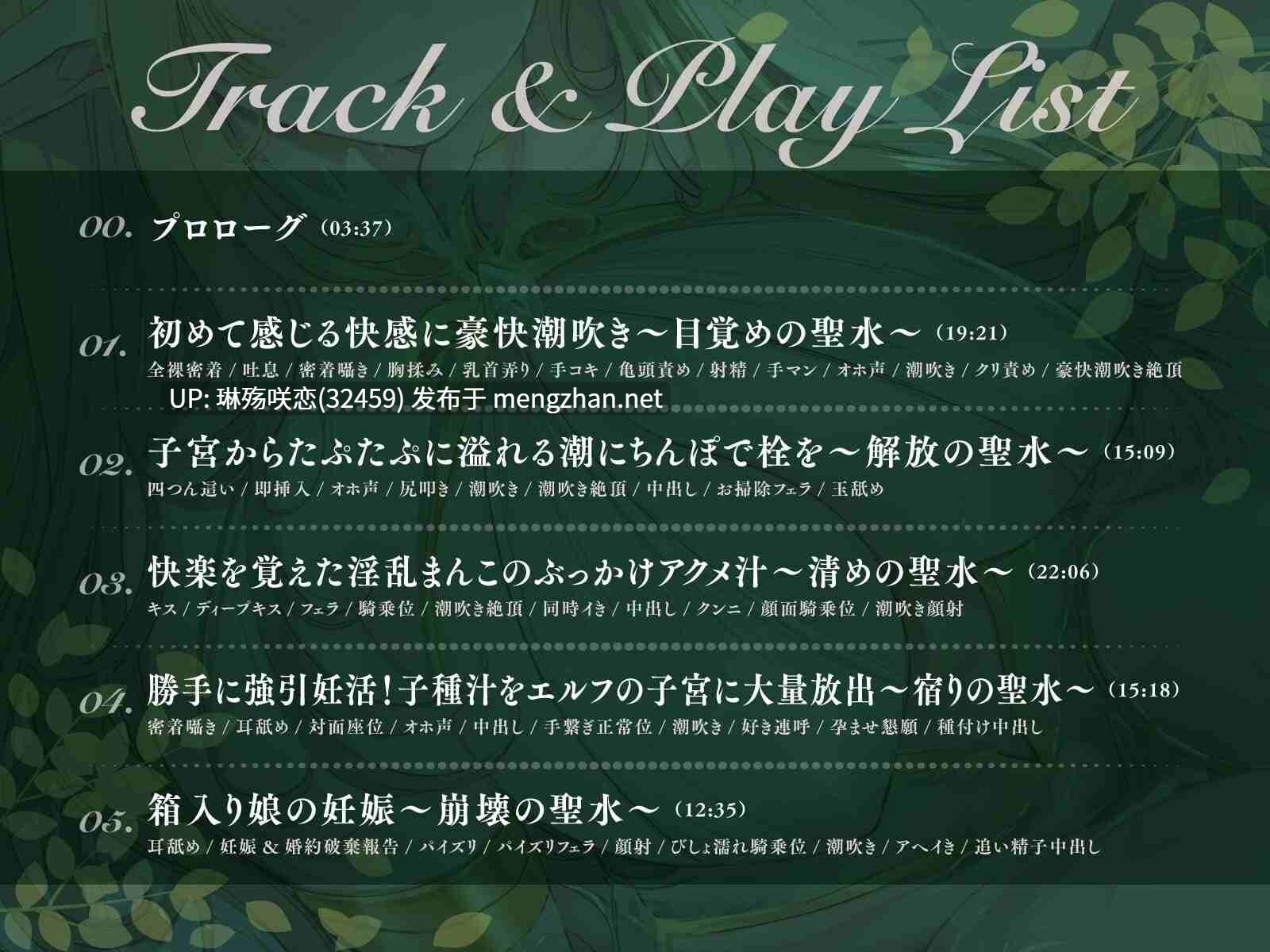 RJ01428478 【简体中文版】【全篇潮吹】把精灵国的深闺大小姐睡走、让她怀孕之后放弃婚约啦【哦齁淫叫】-第3张图片-萌站