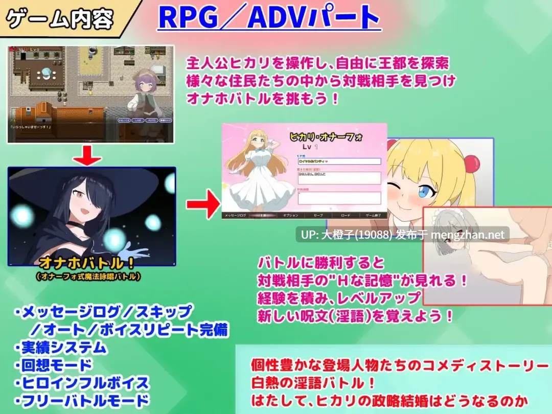 [RPG汉化PC] [まいプロソフト]淫語大詠唱！[2.04G]-第7张图片-萌站