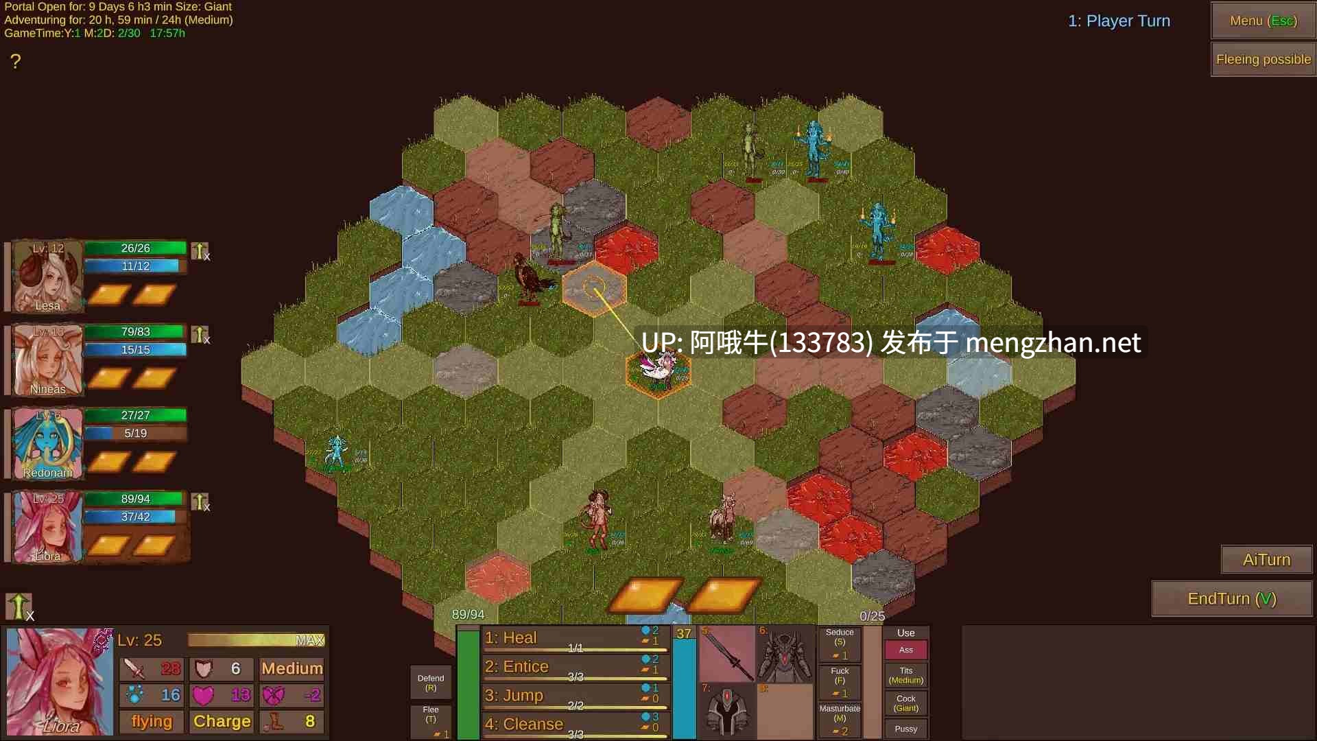 【回合制战斗/战旗/策略/PC/生肉】菲瑞昂传送门  Portals of Phereon [v0.31.0.1] [Syvaron][1.32G]【序号4448】-第9张图片-萌站