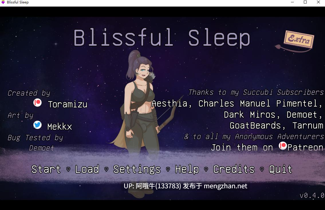 【2D/SLG/PC/机翻/萌站内植】幸福的睡眠 Blissful Sleep [v0.4.0] [Toramizu][188M]【序号4498】-第2张图片-萌站