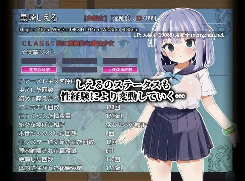 [RPG汉化PC][シュミセンジル]魔法少女ソルシエール+全CG存档[萌站植入]1.1G-第3张图片-萌站