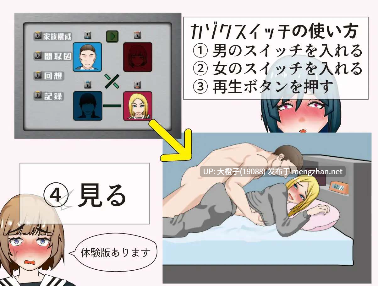 [SLG自费PC乱伦][レイガン]カゾクスイッチ[984M][萌站植入]-第7张图片-萌站