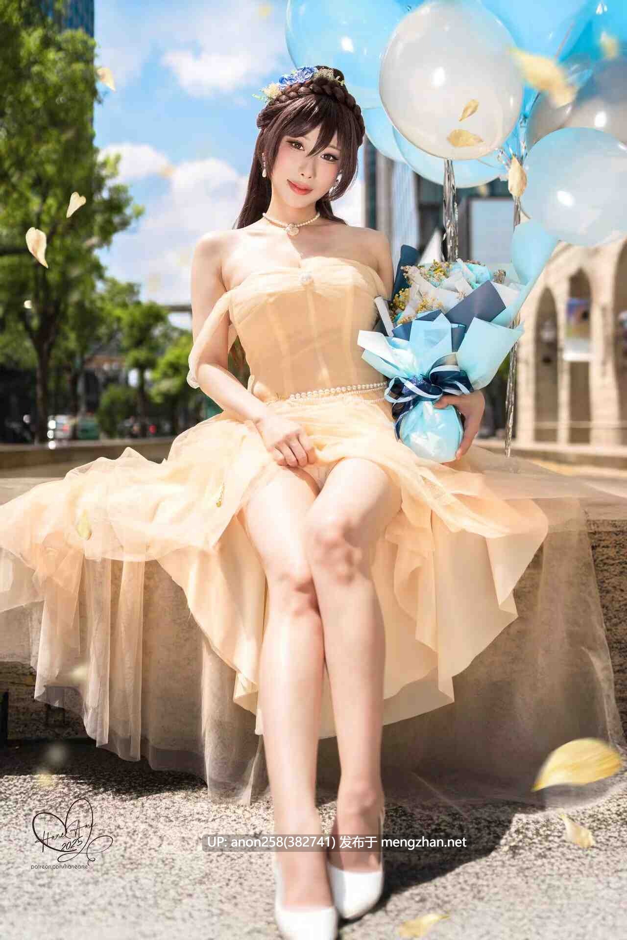 HaneAme雨波 - 2025年10月订阅 2025生日礼服 [31P3V 474MB][度盘]