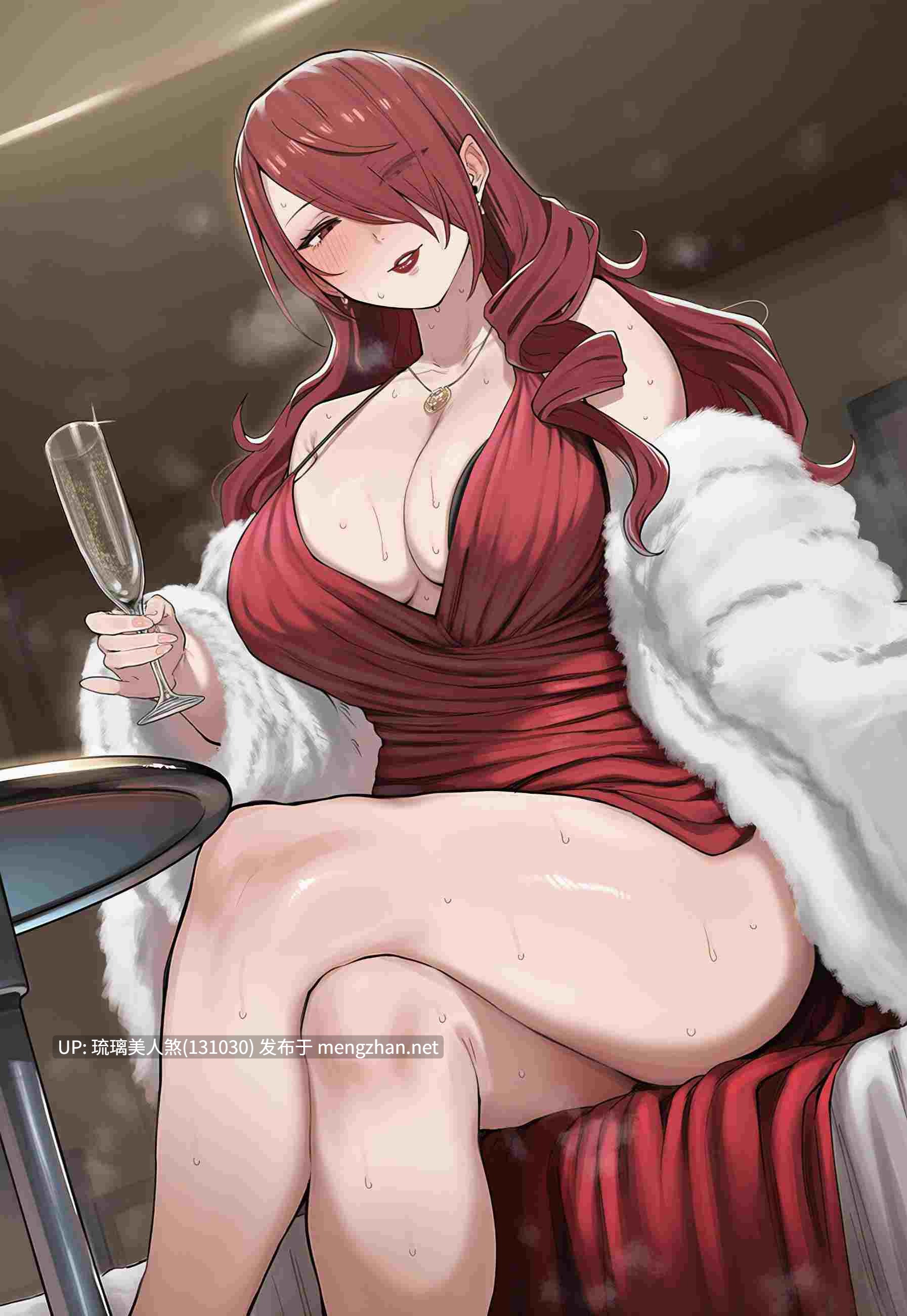 女神异闻录 桐条美鹤 Mitsuru Kirijo 性感红礼服 158P [萌盘+度盘]