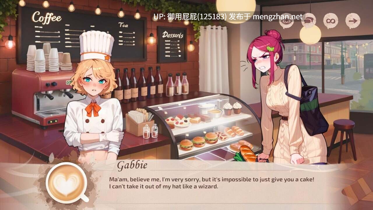 [视觉小说SLG/动态/更新] 咖啡与欧派 Coffee & Boobs V1.3 STEAM官中步兵版+DLC [3.60G]-第2张图片-萌站