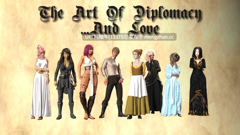 【3D/SLG/PC机翻/安卓生肉/萌站内植】交的艺术和......爱 The Art of Diplomacy and… Love [v0.14] [DS23Games]【1.93G】【序号4591】-第2张图片-萌站