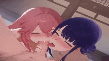 18.[Rinjo_18]八重神子 & 雷电混浴三人行[视频18]-第2张图片-萌站