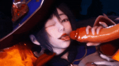 [3D动画/Elarbaby] 大佬11月新作：原神-万圣节淫欲魔女莫娜-4K [2.2G]