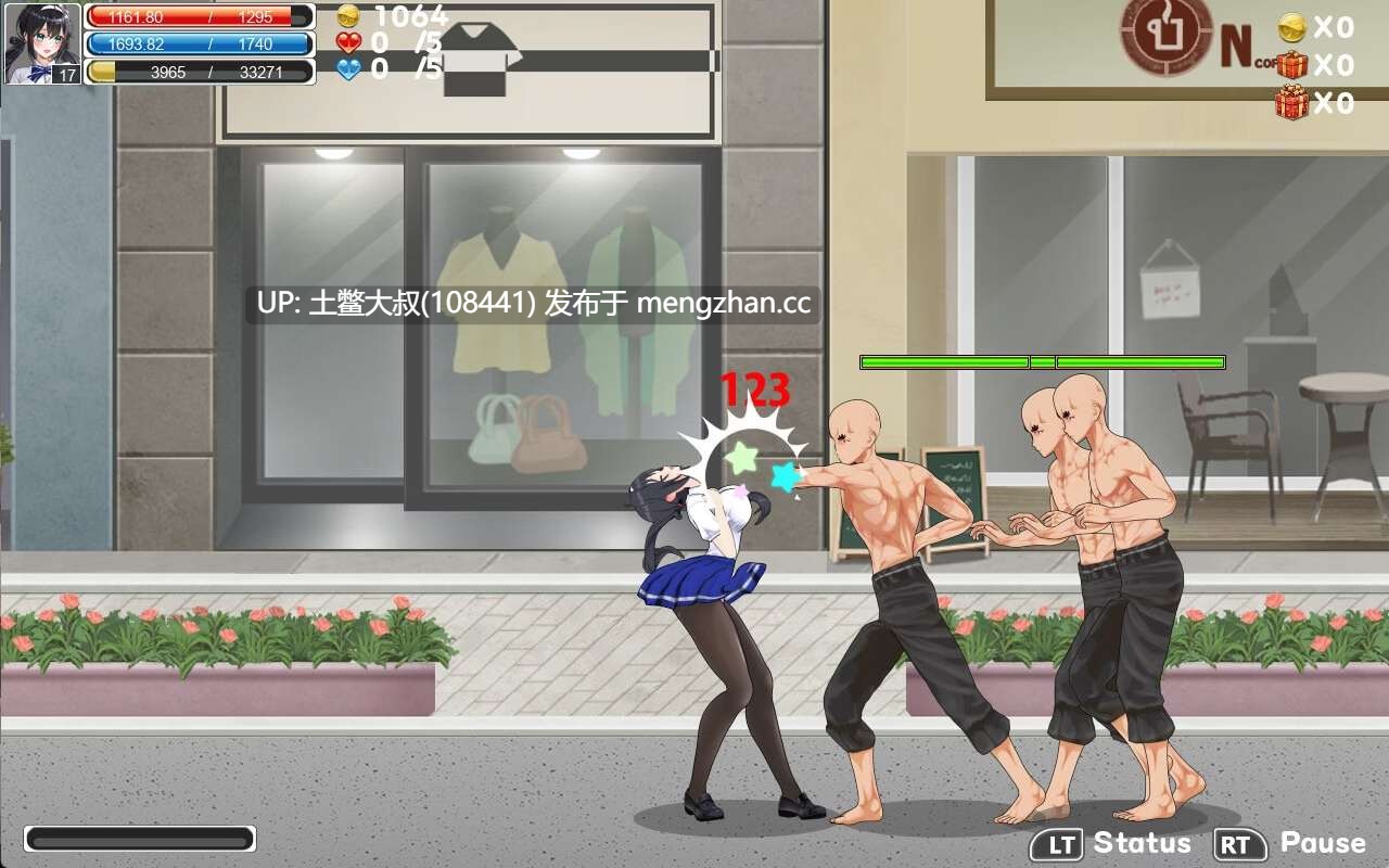 【2D日式ACT 横板格斗 女主 怪物 强奸 RPG 官方中文】战斗少女尤里 FIGHTING GIRL YURI [v0.19]-第7张图片-萌站