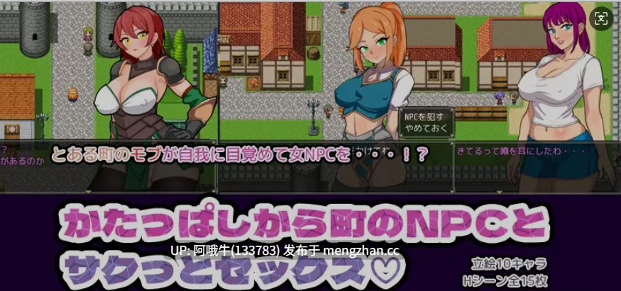 【日式/RPG/机翻/萌站内植】 爽快的NPCX2 サクっとNPC姦2 AI汉化版+全回想存档 [400M]【序号4709】-第3张图片-萌站