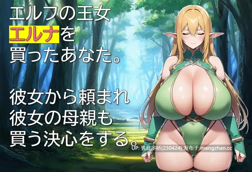 21[RPG个人AI汉化]【新作】エルフ隷属記～色欲に沈む母娘～ [PC330M]-第5张图片-萌站