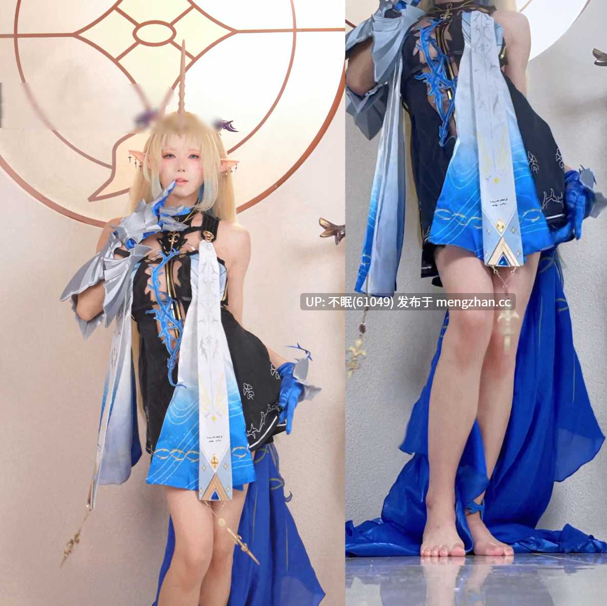 Yiko湿润兔（咬一口兔娘） 八月鸣潮芙露德莉斯/卡提希娅——video视频双视角 -第2张图片-萌站