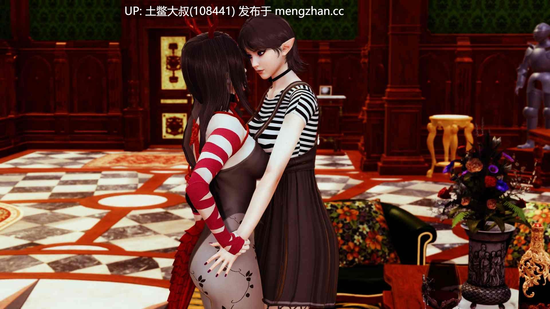 【3D亚洲SLG 怪物女孩 futa主角 女同 幻想 机翻】哥特屋 GothHouse [Ch.1] 1.1GB-第3张图片-萌站