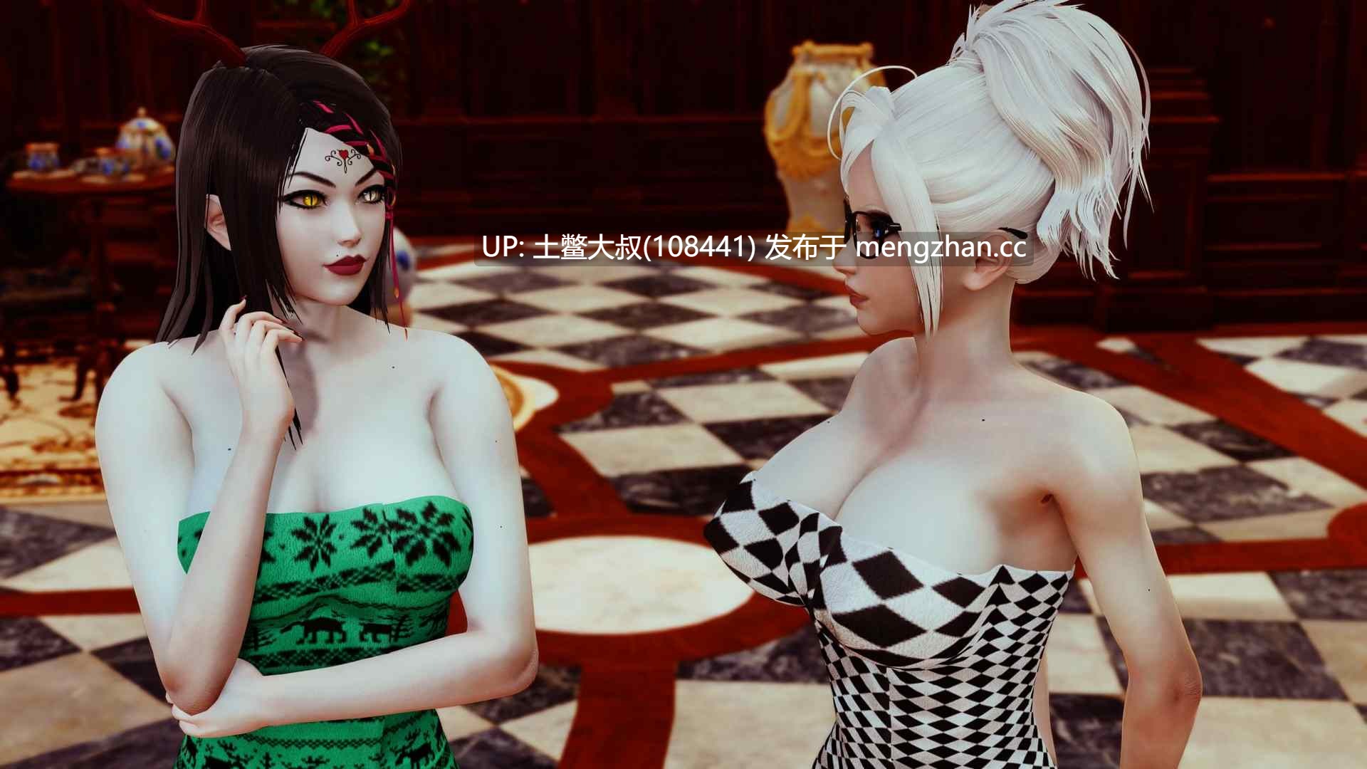 【3D亚洲SLG 怪物女孩 futa主角 女同 幻想 机翻】哥特屋 GothHouse [Ch.1] 1.1GB-第5张图片-萌站