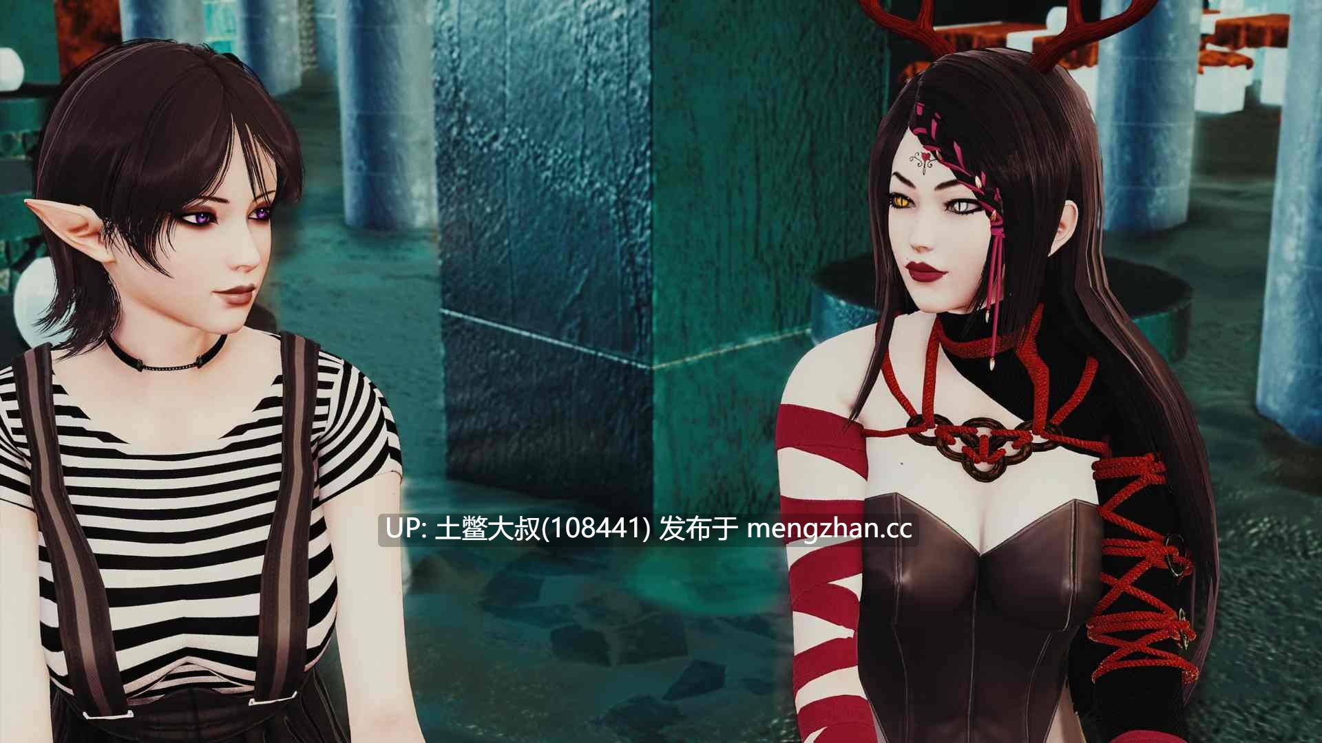 【3D亚洲SLG 怪物女孩 futa主角 女同 幻想 机翻】哥特屋 GothHouse [Ch.1] 1.1GB-第6张图片-萌站