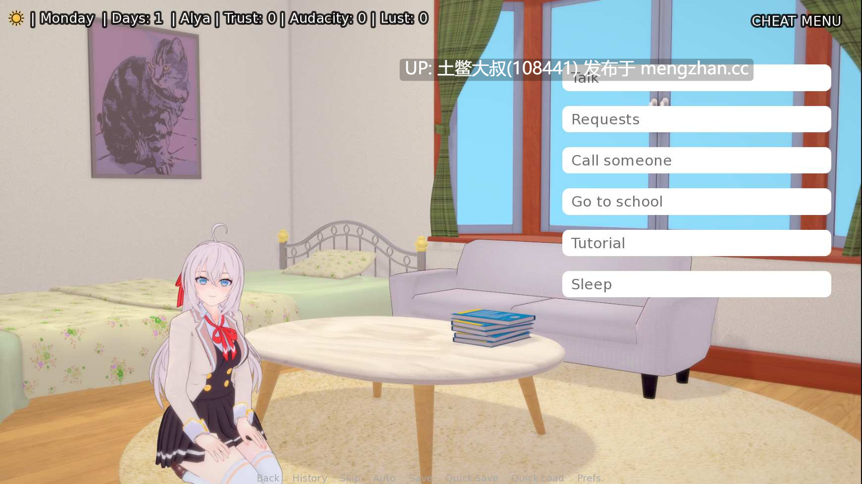 【3D日式SLG 男主 动态 乱伦 机翻】和阿莉娅一起生活 Living with Alya [v0.28]-第4张图片-萌站