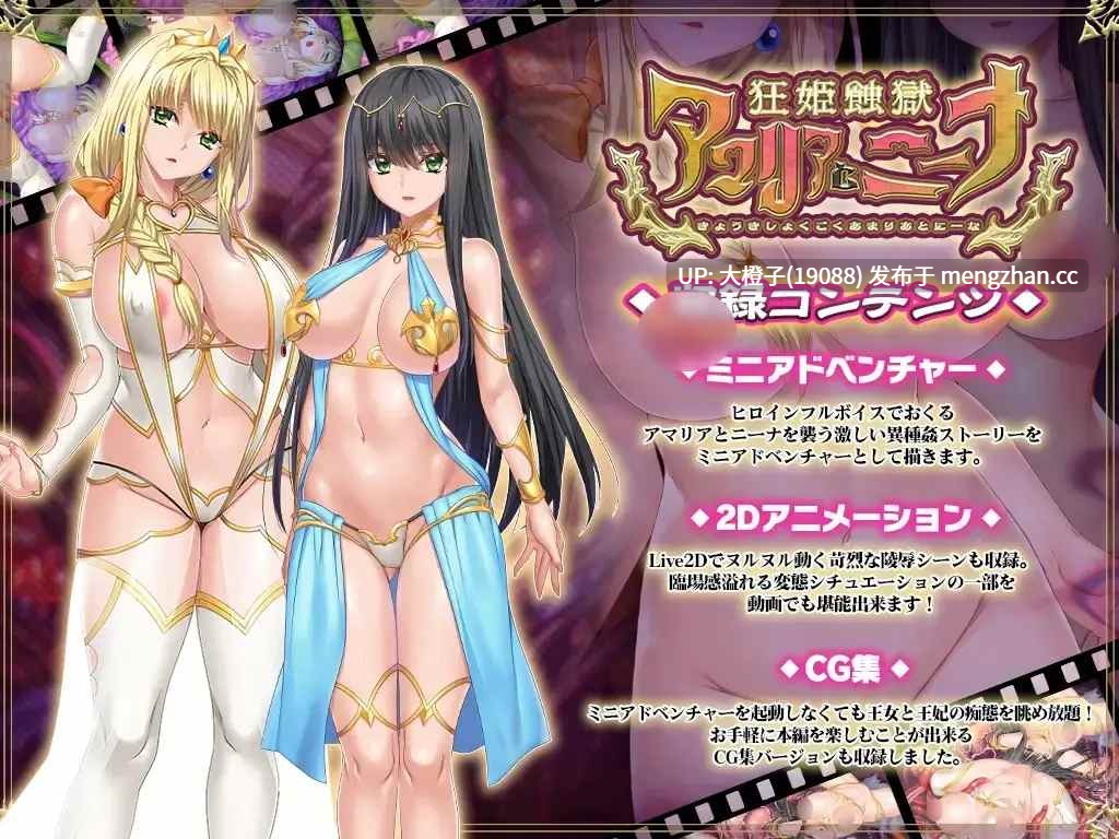 [ADV工具翻译异种XPC] [ABALONE KISS]狂姫蝕獄アマリアとニーナ+CG集+视频[2.42G]-第2张图片-萌站