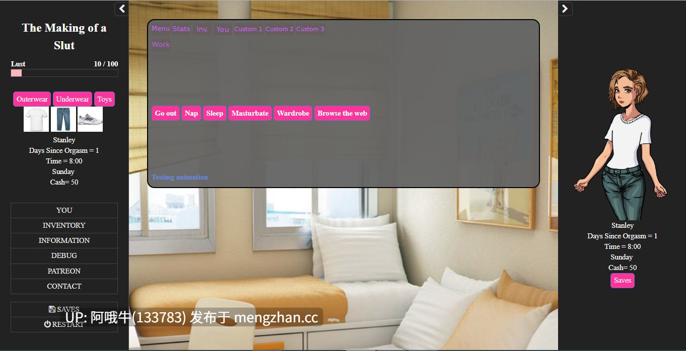 【荡妇/互动/PChtmliu浏览器机翻/安卓生肉】荡妇的制作 The Making of a Slut [v1.1.8] [Austinhaney6969]【1.18G】【序号4790】