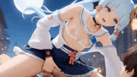 新作-Ayaka's moment of pleasure in kinky underwear Part.8【AI】-第3张图片-萌站